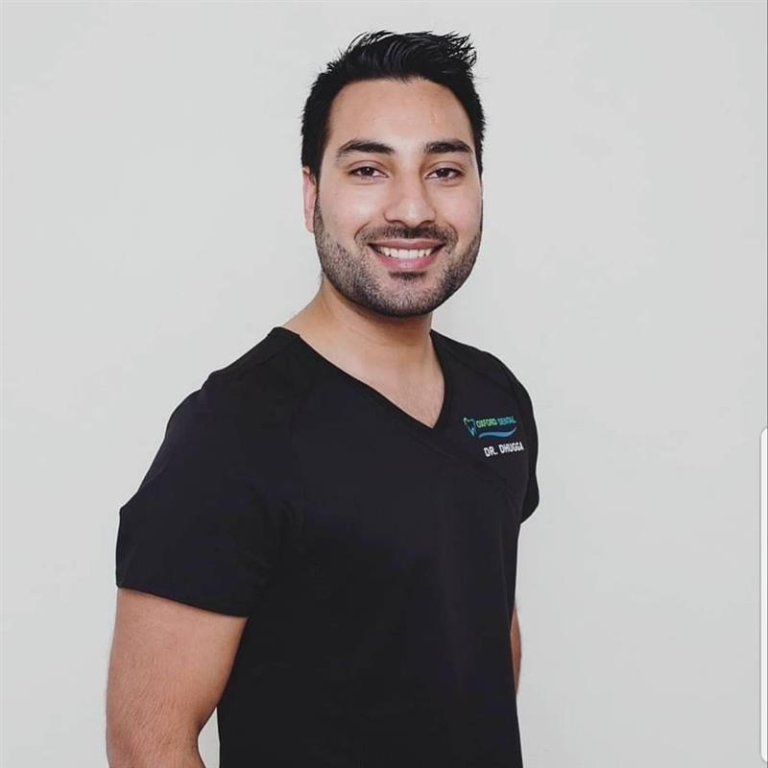 Dr. Kanwar Dhugga, dentist and owner of 320 Main Street Dental in Brampton